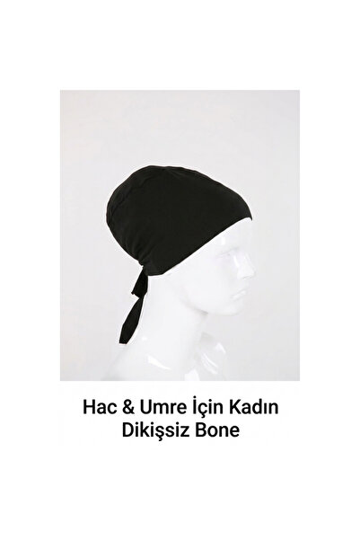 Hac&UmreSetim Hac ve Umre İçin Pamuklu Dikişsiz Bone