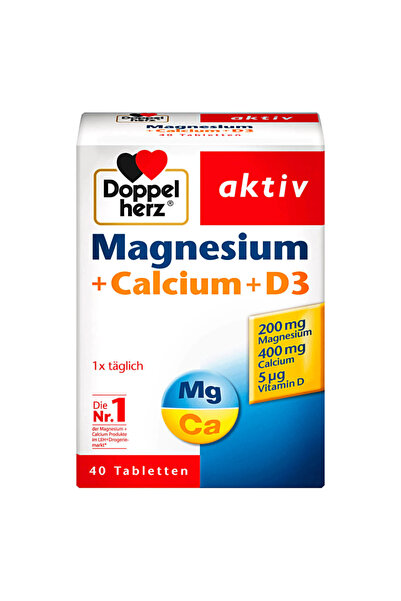 doppel herz Doppelherz Magnesium + Calcium + D3 – Υποστήριξη Μυών & Οστών (40...