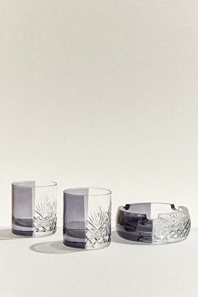 Paşabahçe Hibrit Viski Bard. Ashtray Set, Stylish Design