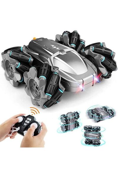 GULF GALLERY سيارة ألعاب RC من ULHYC، سيارة بهلوانية مزدوجة الجوانب 2.4G 360 ...