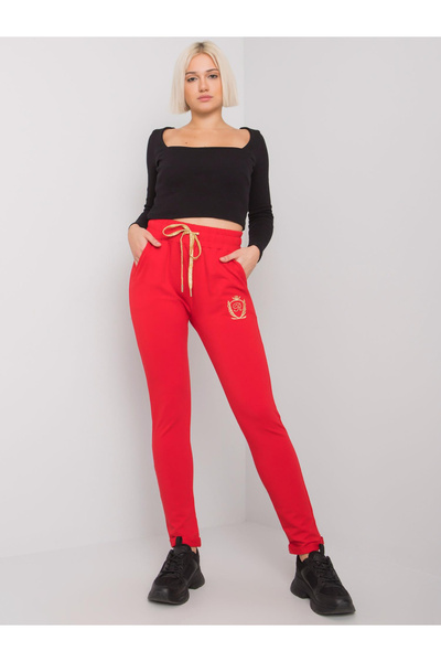 Factory Price Pantaloni Trening Dama Rosu