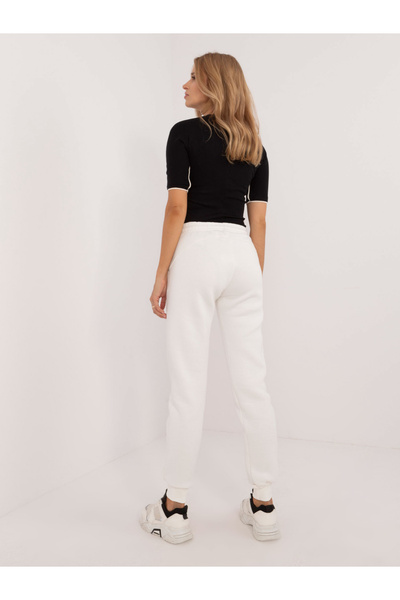 Factory Price Pantaloni Trening Dama Ecru