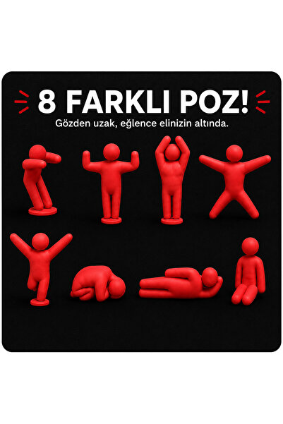 DÖRT4LÜK Meccha Chameleon Game Karakter 8 Pozisyon