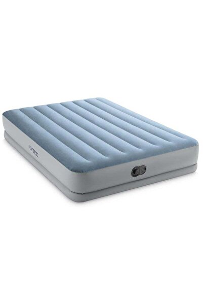Intex Dura-Beam Plus Comfort Queen Air Bed with Built-In Pump and FastFill US...