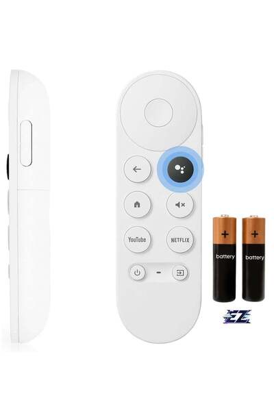 ELTRAZONE جهاز تحكم عن بعد صوتي لجهاز جوجل كروم كاست 4K سنو ستريم G9N9N مشغل ...