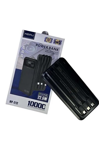 HEPU UMB HP-212 10000mAh Fast Charging Power Bank – Slim Portable Charger Wit...