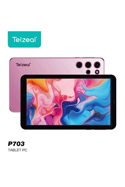 TELZEAL جهاز لوحي P703 بشاشة 7 بوصة يعمل بنظام أندرويد 13، ذاكرة وصول عشوائي ...