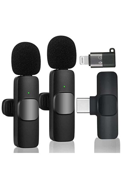 ELTRAZONE Professional Wireless Lavalier Microphone (2 Pcs) for USB-C, iPhone...