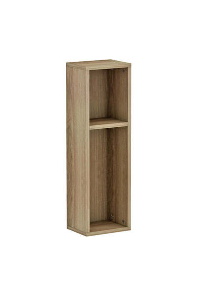 Adore Racks Raft de perete-noptiera, Sonoma, 20x15x65 cm - Stejar