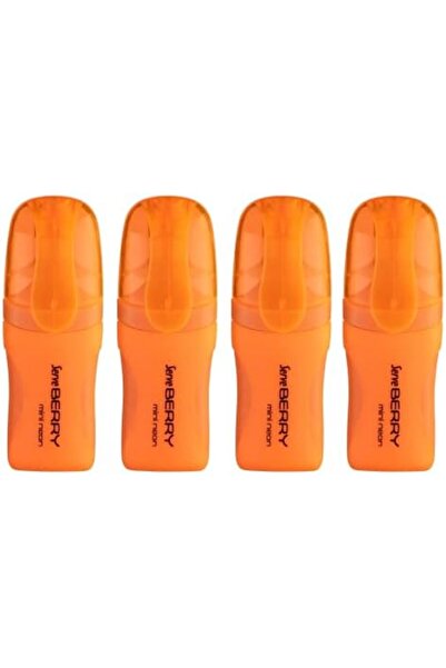 Yıldızan Msa Shop Mini Highlighter Orange 4Lu Set 931845