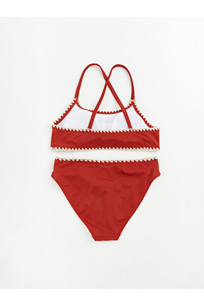 LC Waikiki Embroidered Girls' Bikini