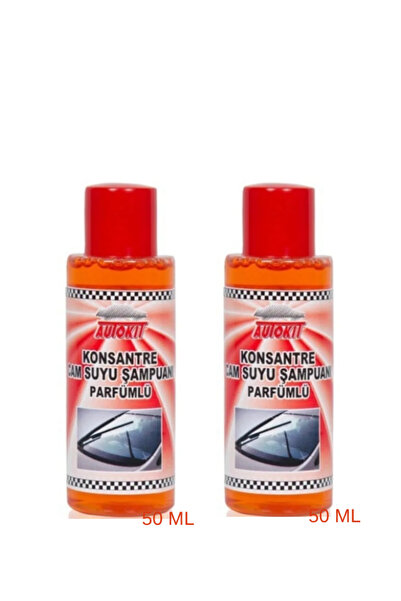 Autokit 2 ADET 50 ml Parfumlu Konsantre Cam Suyu Şampuanı