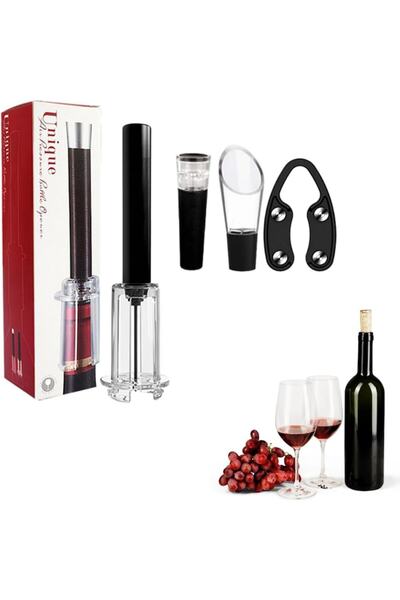 Velaris Set deschizător de sticle de vin 4 în 1, tirbușon profesional cu tăie...