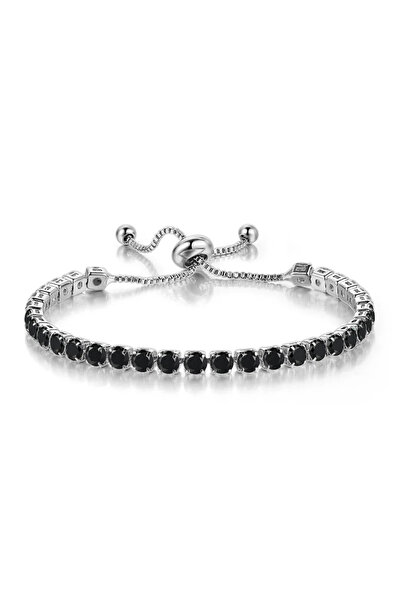 GlaMLo Accessories Brățară tenis reglabilă, cu pietre zirconiu
