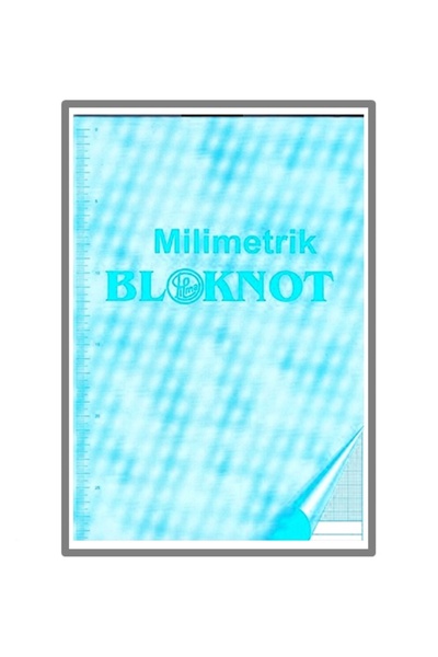 Gülpaş Millimeter Paper A4 Notepad Blue 30 Sheets - 2 Units