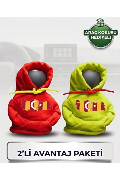 Freeyez Hooded Gear Knob Cover 2-Pack Advantage Package - Fan Exclusive - Red...