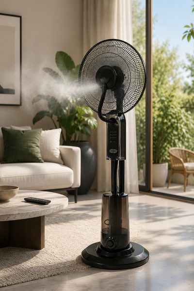 APA Ventilator cu pulverizare VAT-75-8DA, 75W, rezervor 3.2L, telecomanda, ti...