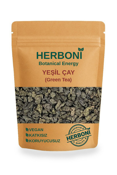 HERBONİ شاي أخضر 100 جرام، أوراق شاي أخضر - شاي أخضر - كاميليا سينينسيس، شاي ...