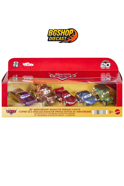 HOT WHEELS Disney Cars 20.Yıl Özel Radiator Springs Araçları