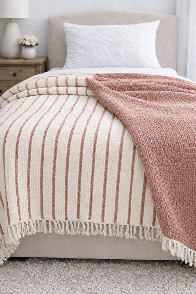 VERONİCA LİNE 8-Layer Muslin Double-Sided Bedspread 170x230