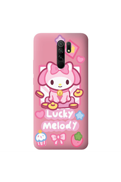 Other Xiaomi Redmi 9 Lucky Melody Pink Colored Silicone TPU Θήκη