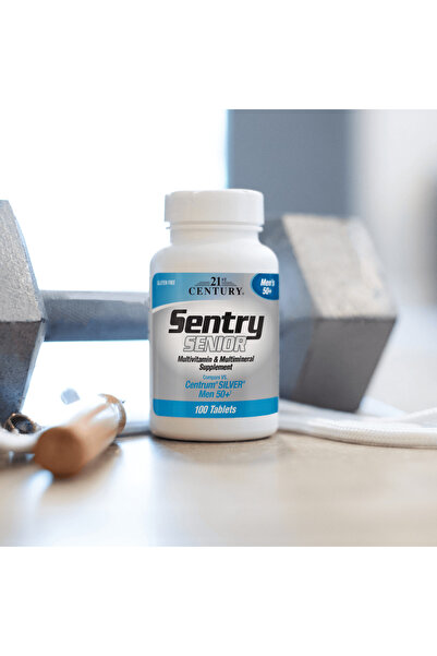 21st Century Sentry Senior Multivitamine pentru Bărbați 50+, 100 Tablete