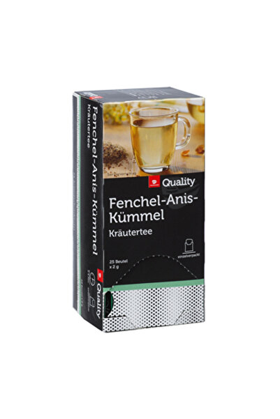 tgq Ceai din plante, tgq, fenicul anason chimion, 25 pliculete, 50 g, instant...