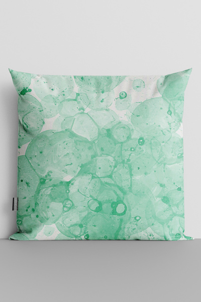 TicaretJet Watercolor Themed Double Sided Digital Printed Throw Pillow Cover ...