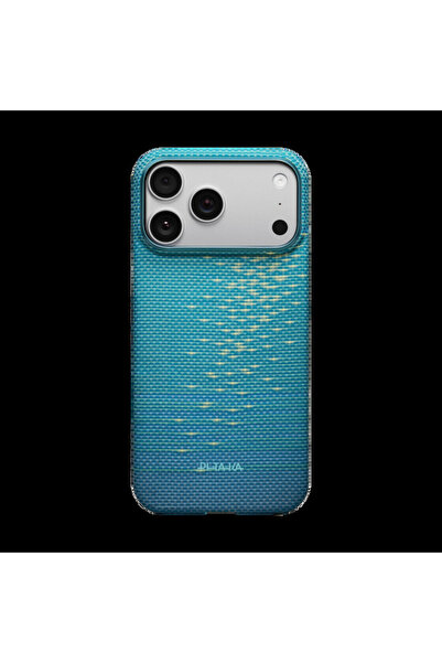 PITAKA Husă ultra-subțire pentru iPhone 17 Pro, Albastru Luminos (PitaTap)