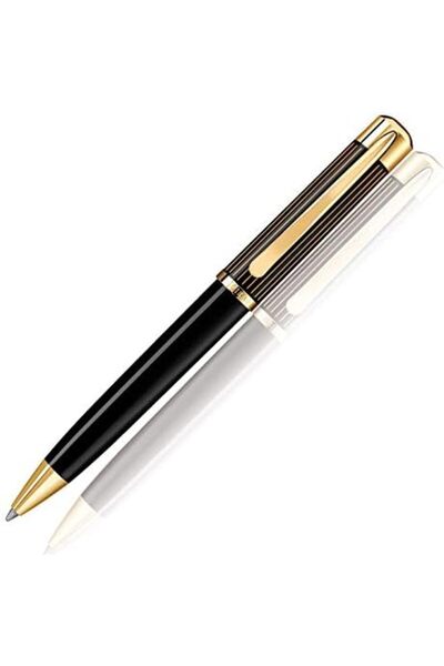 Pelikan Ductus K3100 Ballpoint Pen, Black/Silver, 958926