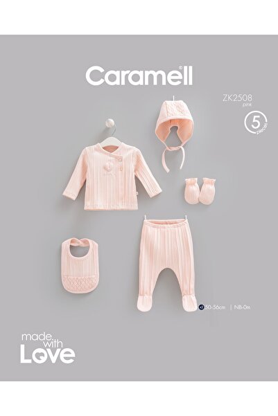 Caramell 5-Piece Hospital Discharge Bodysuit Set Very Nice Zk2508