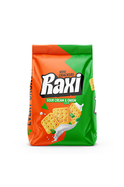 Generic Brand Biscuiți mini Raxi sarati smântână/ceapa 100g
