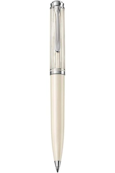 Pelikan Special Edition Tradition K205 Transparent White Ballpoint Pen in Gif...