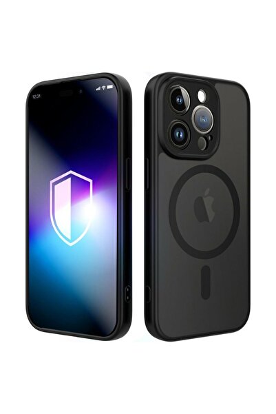 3MK Misty MagCase Θήκη MagSafe για iPhone 15 Pro Max, Μαύρο