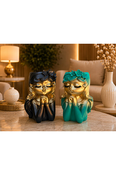 NO BRAND Set 2 vaze decorative- ARIEL