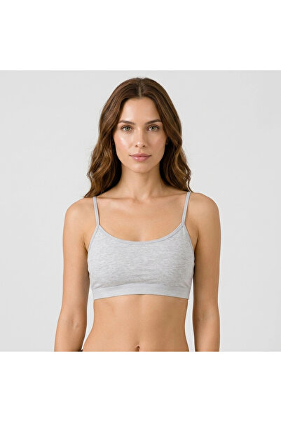 AYS Cotton Padded Bra Gray 6-Pack