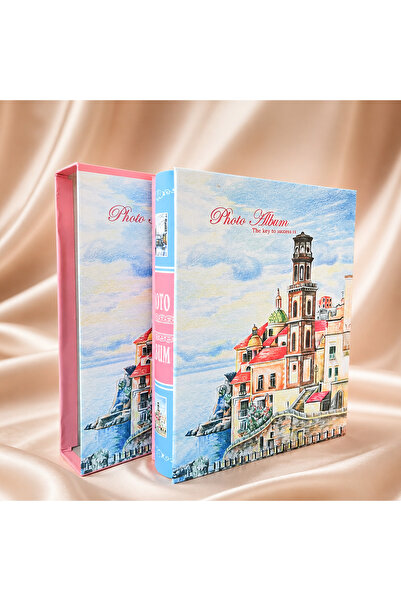 Nobbystar 200 Photo Capacity 10X15 cm Boxed Photo Album Paris Patterned Memor...