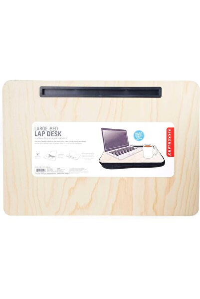 Kikkerland US039XL-W Extra Large iBed Lap Desk Wood