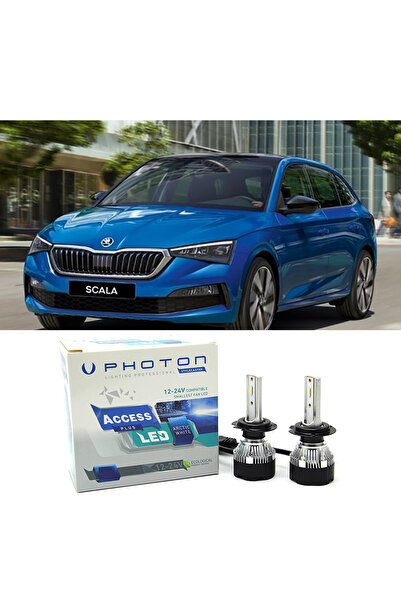 Photon Skoda Scala Led Xenon Sis Farı Ampulü H8 Access Yeni Seri Beyaz 2019+