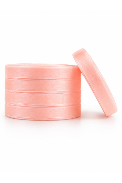 OEM Top Bottom Set of Pink Organza Ribbons 1 cm 45.72 m