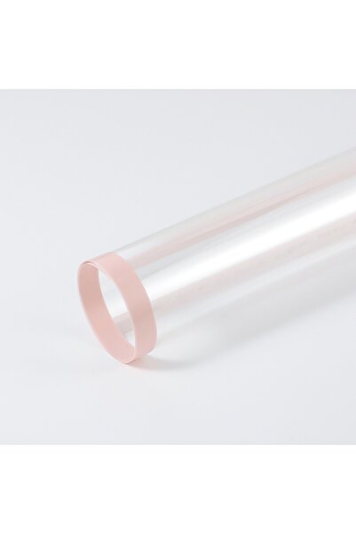 OEM Flower cellophane Stripes 'Line' Peach 58x58 cm
