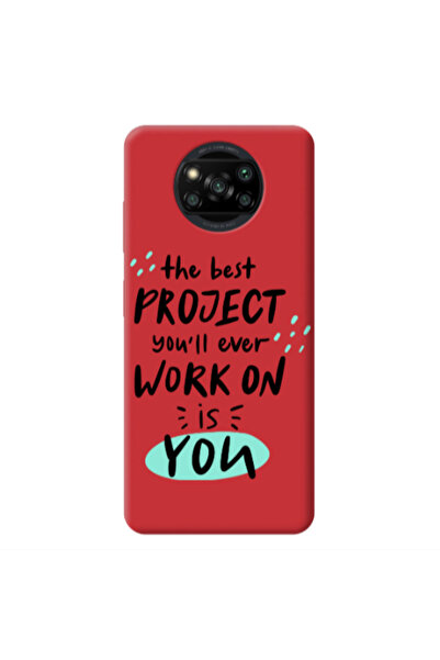 Other Xiaomi Poco X3 /X3 Pro The Best Project Red Colored Silicone TPU Θήκη