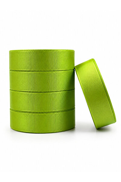 OEM Set de 5 Benzi Grosgrain Verde 2.5 cm