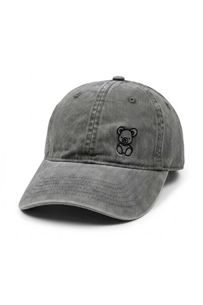 Aware Time Unisex Özle Washed Denim Cap Hat