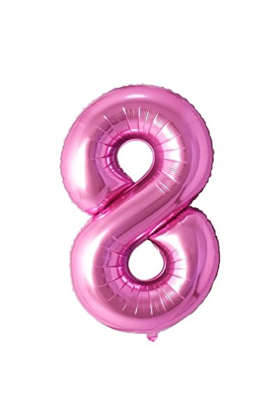 OEM Balon număr din folie, 102cm, Roz