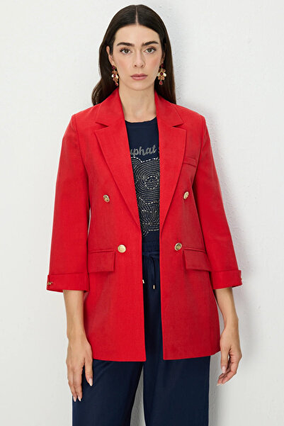 Ekol Double Sleeve Jacket with Cover Pockets-1068
