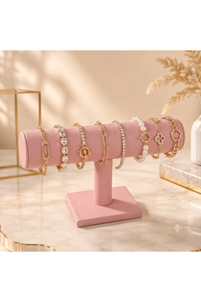 YILDIZ Jewelry Stand Bracelet Watch Clasp Display Stand Red t Bar Jewelry Org...