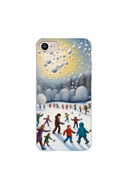 OEM Θήκη συμβατή με Apple iPhone 7, 8, SE 2020, από σιλικόνη gel TPU, με σχέδ...
