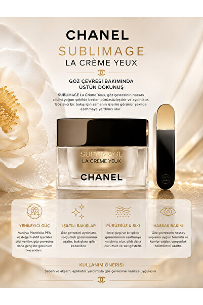 Chanel Sublimage La Crème Yeux 15g – Brightening, Moisturizing, and Renewing ...