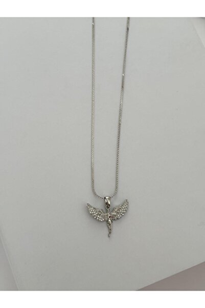 XUPING JEWELRY Special Series Angel Figure Zircon Stone Xp Silver Color Necklace